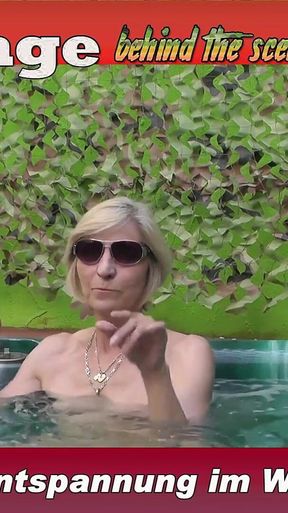 Boss Uschi Haller Relaxes Naked in the Whirlpool