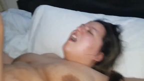 FFM Threesome BBC Pounding My Pussy While Shes Rubbing My Clit