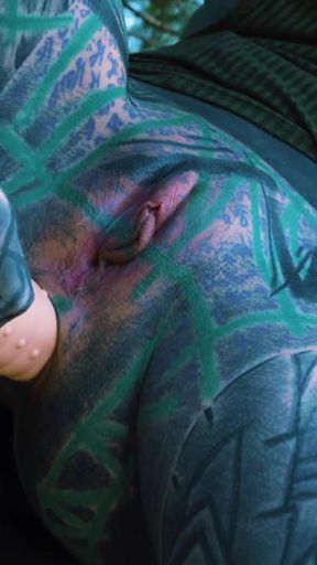 Jaw-dropping moment from &quot;Public Squirt  - ANAL sextoy solo - outdoor fun&quot;
