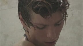 BeddableBoys: Kayl ORiley Plays With His Cock In the Shower And Hits The Couch H