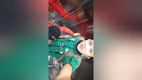 masked closeted guy sucks bahian’s big cock on fire escape