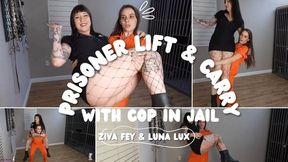 HD Ziva Fey Prisoner Lift And Carry With Cop Luna Lux In Jail