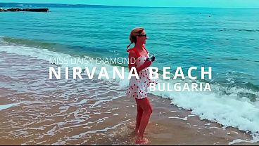 DRONE POV at nirvana beach in Bulgaria SFW