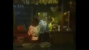 Milf brunette having fun with two cocks