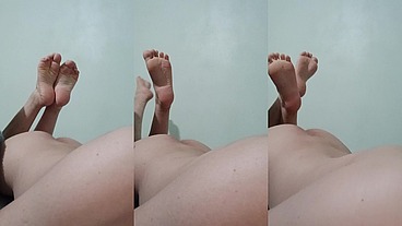Playing with my trans soles and foot