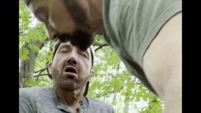 Fun Time Outside Pissing, Cock Sucking & Cum!