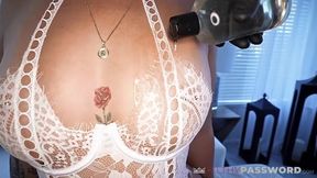 Kali Roses gets a massage from her eager masseuse, Tyler Steel