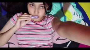 Stepmom Shares Bed with Stepson: Naughty Nighttime Fun! (real Homemade)