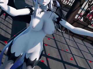 MMD R18 Succubus Haku / Sayonara