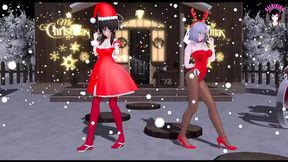 Two naughty&#x1F608; cuties get down & dirty &mdash;  sharing cock&#x1F346; & exploring 3D anime orgies