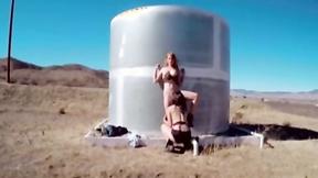 ”Outdoor scissoring with Jayme Langford & her dyke babe”