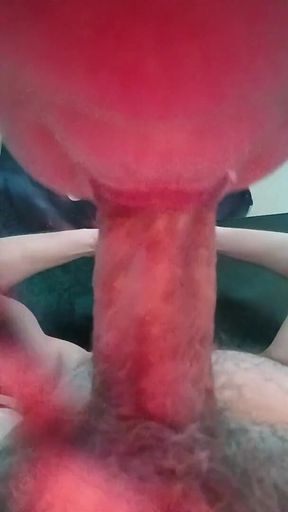 Cheating Neighbor Loves to Deepthroat and Get Cum on Her Face