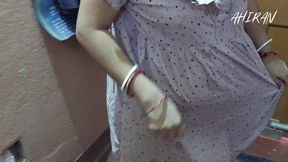 Indian Desi Village  Girl and Boy Forplay. Yellow Petticoat view Ass and Vulva.