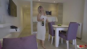 Stepmom pounces on stepson'_s dick After a night party, You don'_t have to tell my husband anything, you can fuck my ass