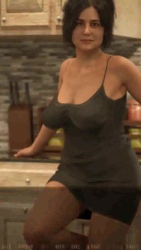 Epic moment from &quot;In Your Shoes: Mature Granny MILF Got Fucked In The Kitchen And Filled Her Pussy With Cum Ep. 20&quot;