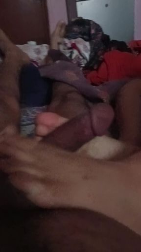 Marvellous foot job given to my Sexy GF