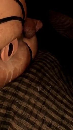 Crossdresser Fisting with Buttplug