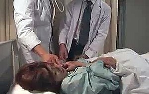 Japanese pervert doctor mouth fucked female ptient whil