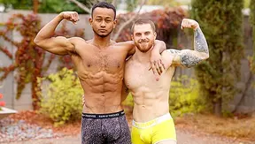 Apollo Parker Dustin Hazel Heat Up an Intense IR Scene – GayXXX