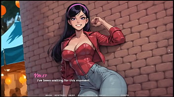 My New Girlfriend [ TABOO Hentai Game ] Ep.23 CAUGHT in a back alley giving a HANDJOB !
