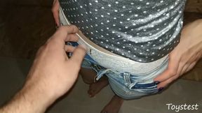 Shy Girl Do Her First Blowjob in Abandoned House at First Date
