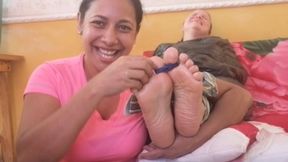 Eli, the Tickling Master: Can Memy's Delicate Feet Resist It?