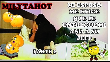 MI ESPOSO ME EXIGE QUE LE ENTREGUE MI CULO PARA QUE SE VACEN SU LECHE POR DINERO (part2)