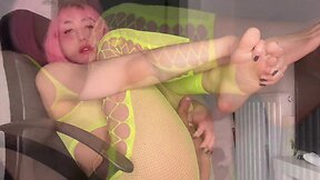 Indulge in licking my feet, toes and savoring my explosive cum!