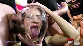 Sexy Piss Swapping College Babes in Gangbang Ggg John Thompson