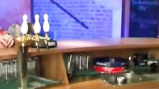 Hot Barmaid Plays Naughty Games With Her Customers In A Steamy Threesome!