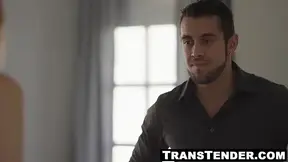 Dante drills Crystal's narrow trans hole with his huge member