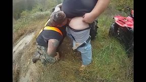 Muddy Outdoor Blowjob