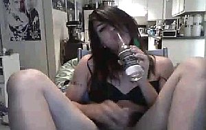 Amateur tranny on cam