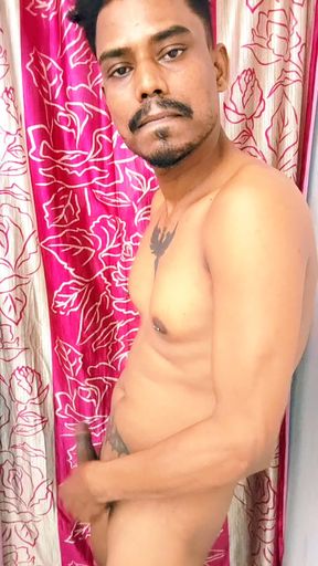 Underwear pulled down jerking