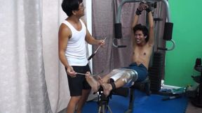 Ticklish Gym Buddies