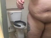 shhhh playing at the laundromat in the bathroom
