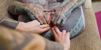 Inked Alt Teen Takes Full Anal Fisting - Balls Deep Ass Play, No Pussy