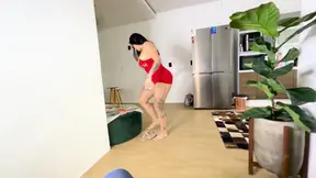 Spanish GF gives sloppy blowjobs and rides cock wild