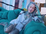Tattoo Model Pornstar Anuskatzz talks about passion ASMR Youtube channel: ASMRkatz SFW inked hippie