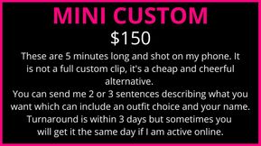 Order a Mini Custom