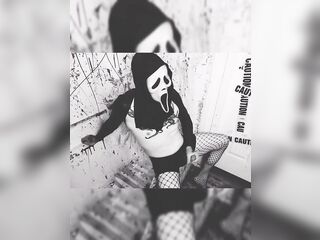 Ghostface Masturbating in Shower Horror Porn