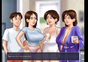 Summertime saga: the MILF is ready for more milking ep 134