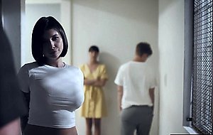 Kinky MILF fucked in asshole in front of step parents