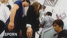 Japanese Lady Fingered In Subway Uncencored