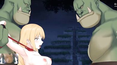 Blonde Elf MILF With Big Tits Takes Huge Cock Creampie Rough Hentai Sex