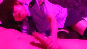 Amateur Gonzo Erotic Blindfolded By Female Officer Blow Cunnilingus Creampie