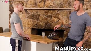 Jesse Stone soothes his master Christian Wilde with his warm mouth