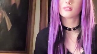 Goth Teen Squirts on Step Brother's Cock - Valerica Steele Alex Adams