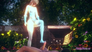 Frozen Hentai - Elsa Footjob