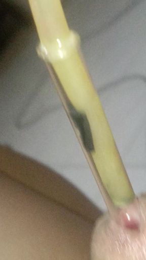 At first it was only a little inserted but eventually it was inserted